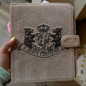 Rare Juicy Couture Suede Tan IPad Cover